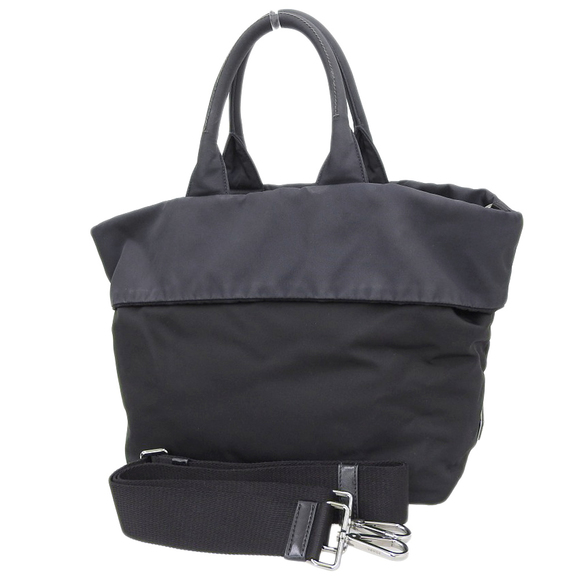 Prada 2way Reversible Black Bag Nylon - Picture 1 of 9